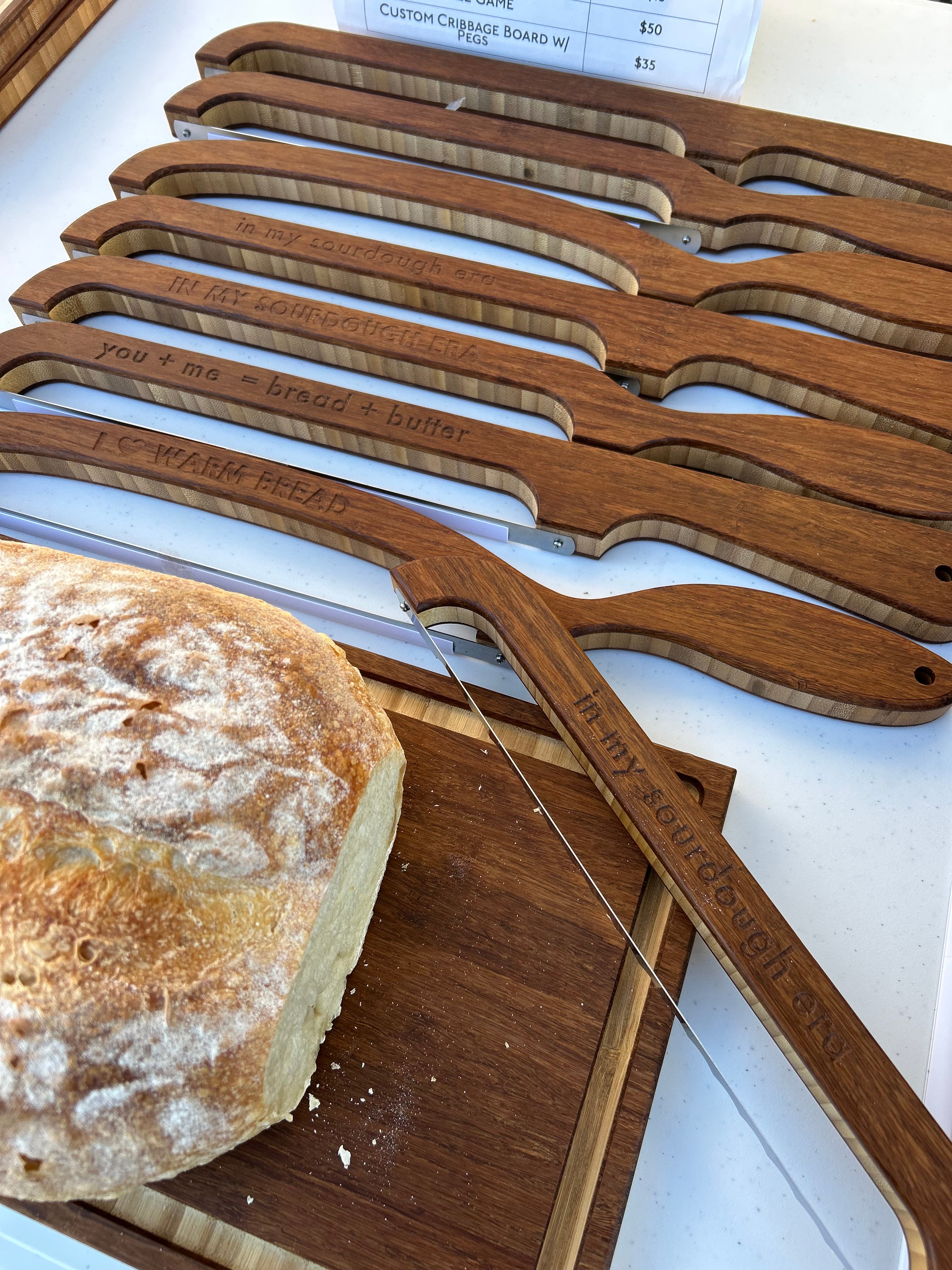 Engraved Bread Knife