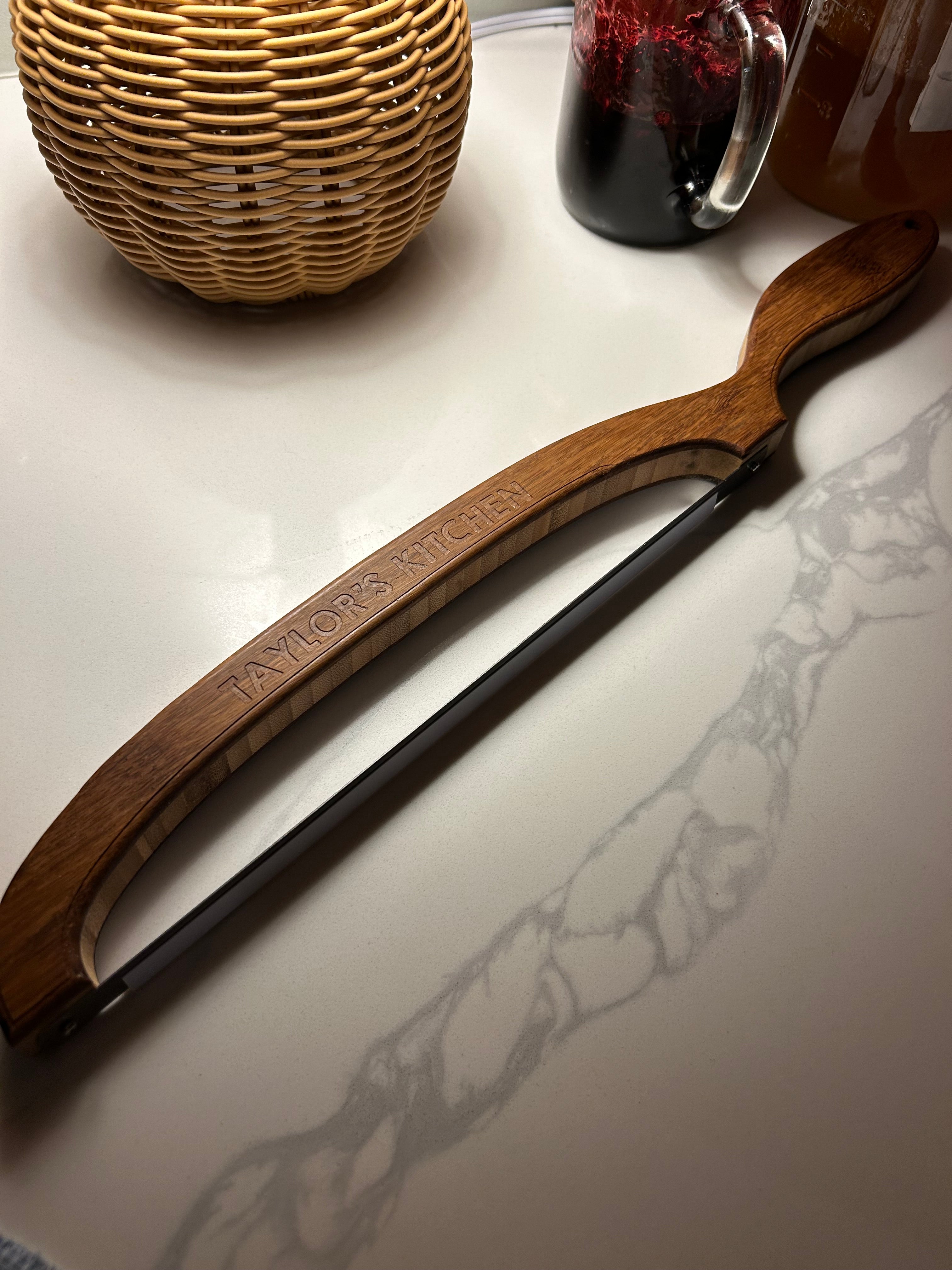 Engraved Bread Knife