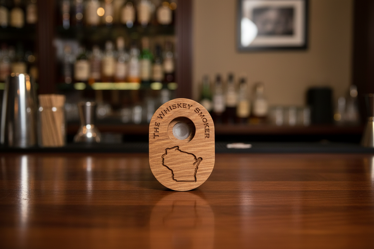 Wisconsin - Whiskey Smoker Gift Set